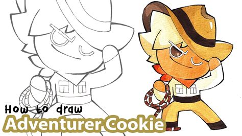 How to draw Adventurer Cookie | Cookie Run Kingdom - YouTube