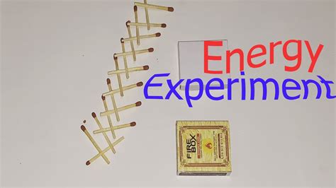 Match Energy Transfer Experiment Science Experiment - YouTube