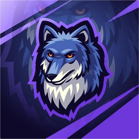 Wolf Head Mascot Logo Design Stock Vector - Illustration of ancient, face: 271977535