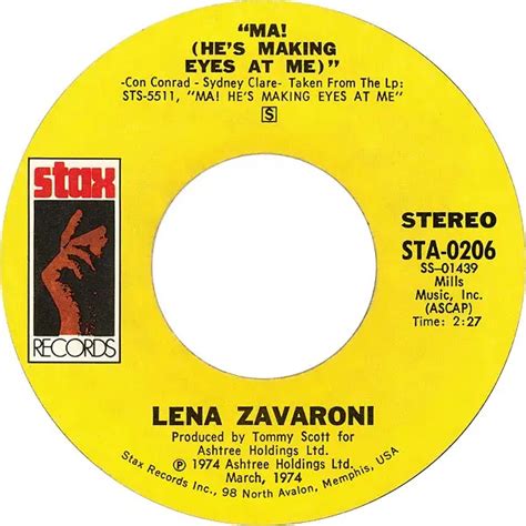 Lena Zavaroni Ma he s making eyes at me (Vinyl Records, LP, CD) on CDandLP