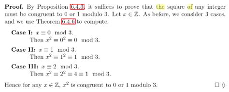 elementary number theory - Confusion p.t. modulo notation in a proof ...