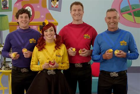 Hi! We're the Wiggles! I'm Lachy! I'm Emma! I'm Simon! I'm Anthony ...