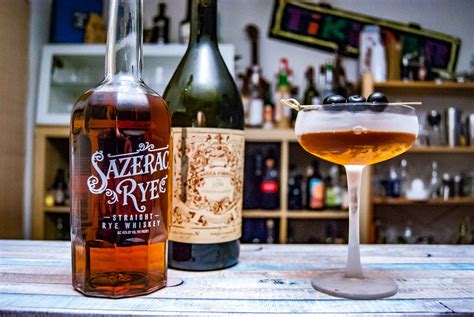 Sazerac-Rye-Whiskey-Manhattan - Cocktails & Mixgetränke auf Cocktailbart.de