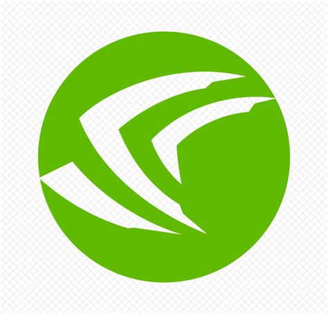 HD Geforce Nvidia Circle Green Icon PNG | Citypng