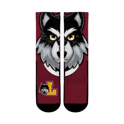 Loyola Chicago Ramblers - LU Wolf Mascot – Rock 'Em Socks