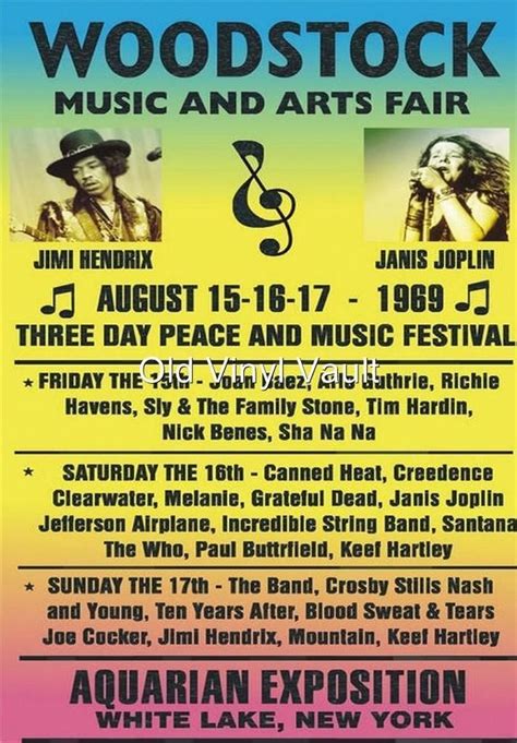 Woodstock Festival 1969 vintage concert poster repro | eBay | Woodstock music, Vintage concert ...