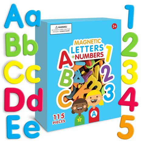 Buy Curious Columbus - Magnetic Letters and Numbers For Toddlers - Alphabet Magnets With Numbers ...