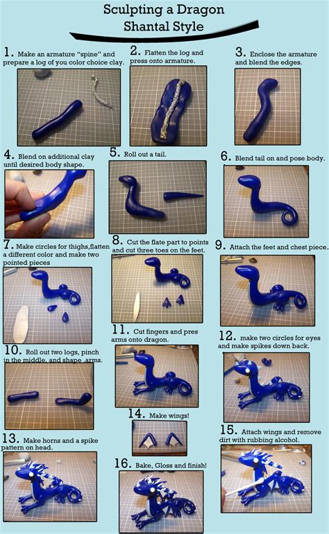 Dragon Sculpting Tutorial by ByToothAndClaw on DeviantArt