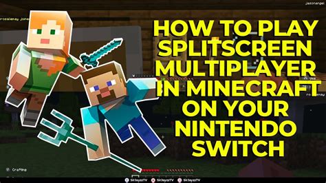 How to Play Split Screen Multiplayer in Minecraft on Your Nintendo Switch - YouTube