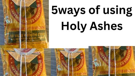 ≫ How To Make Holy Ash At Home - The Dizaldo Blog!