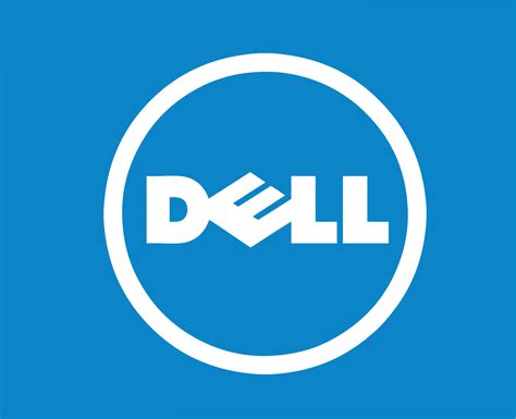 Dell Brand Logo Computer Symbol White Design Usa Laptop Vector ...