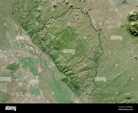 Thyolo, district of Malawi. High resolution satellite map Stock Photo ...