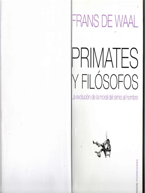 Frans de Waal-Primates y Filosofos