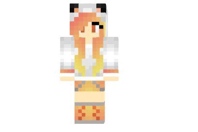 Orange Fox Girl Skin for Minecraft - Minecraft Mods | Fox girl, Kawaii doodles, Orange fox