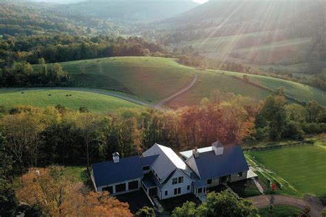 Agrarian-Inspired West Virginia Mountain Home With Stone Exterior ...