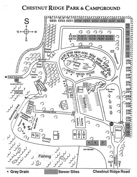 Campground Map | Chestnut Ridge Campground