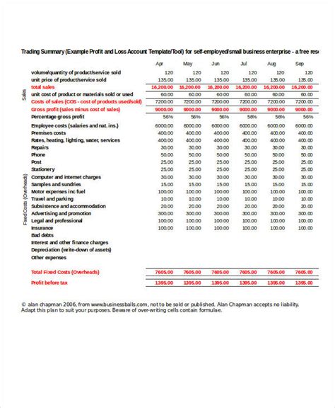 Profit and Loss Statement - 34+ Examples, Format, Word, Pages, How to ...