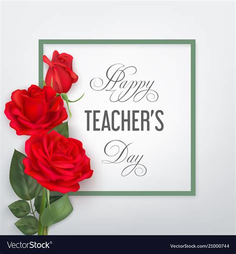 Flower Teachers Day Card in 2021 | Teachers day card, Teachers' day, Teachers