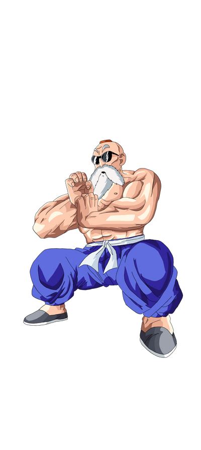 Master Roshi(Max Power) Render by GokuisOverRated on DeviantArt