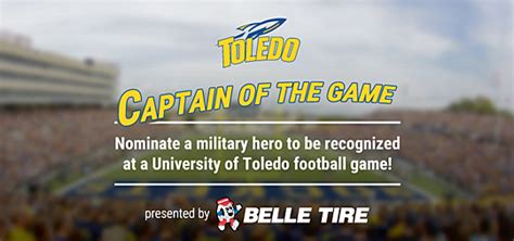 UT, Belle Tire team up to honor military personnel during football season | UToledo News