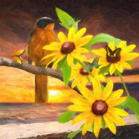 Yellow Daisies Painting by L Wright | Fine Art America