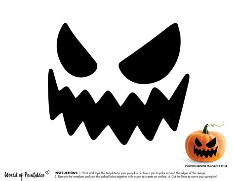 Smiley Face Pumpkin Stencil - Free Sample, Example & Format Templates ...