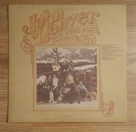 John Denver: Back Home Again | Cover art, John denver, Vinyl