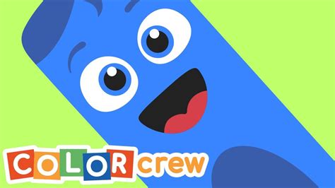 Toddler Learning Video | Color Crew - Blue | Drawing |@BabyFirst Learn Colors, ABCs, Rhymes ...