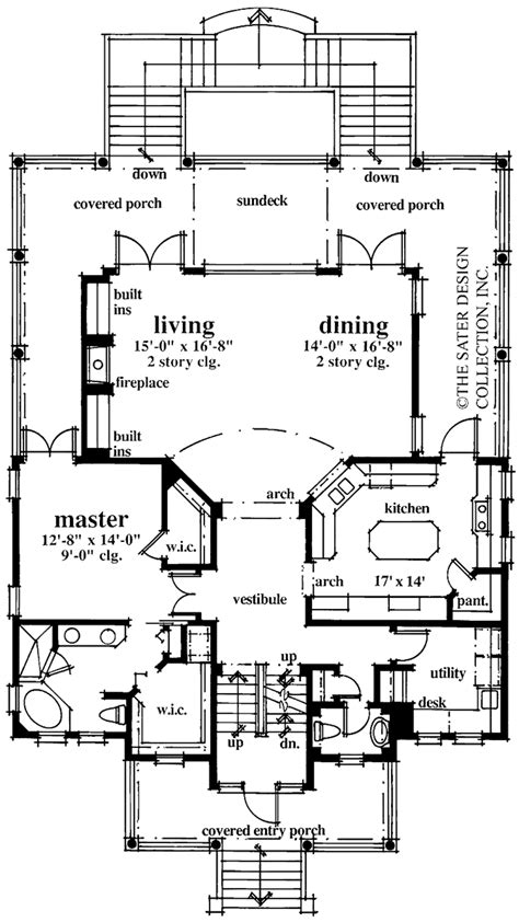 Classical Style House Plan - 5 Beds 3.5 Baths 2807 Sq/Ft Plan #930-71 ...