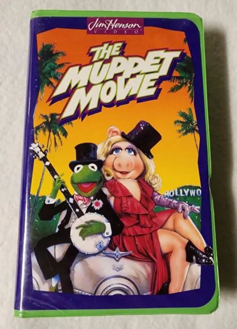 THE MUPPET MOVIE 1979 Jim Henson Productions VHS Video Tape Clamshell ...