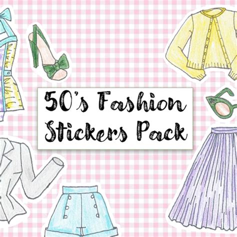 Fashion Stickers - Etsy