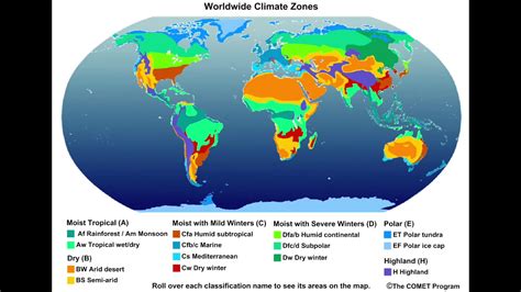 Climate Zones And Biomes