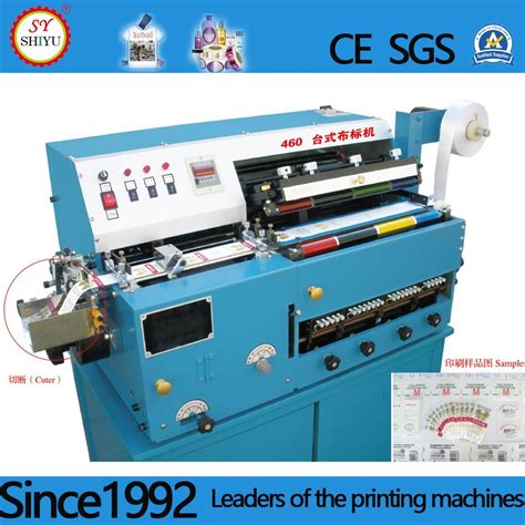 China Automatic Desktop Multi-Color Fabric Label Printing Machine ...