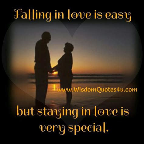 Falling in Love is easy - Wisdom Quotes