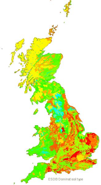 UK Maps: temperature, soil types, rainfall - Learn Science