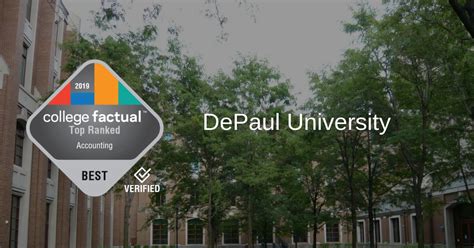 DePaul Ranks in Top 50 on Best Schools for Accounting List - College Factual