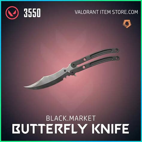 Black Market Butterfly Knife — Postimages