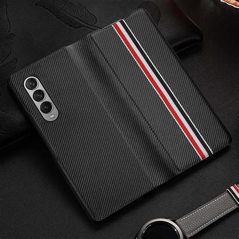 Premium Leather Flip Case For Z Fold 3 - Shoppodiction.in