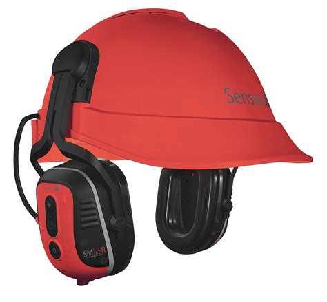 SENSEAR Hard Hat Mounted Electronic Ear Muffs, 23dB Noise Reduction ...