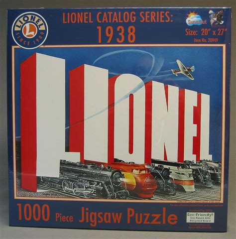 LIONEL TRAIN CATALOG SERIES 1938 PUZZLE *1000 PIECES* 9-32015