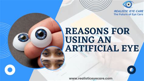 Reasons for using an Artificial Eye - Realistic Eye Care