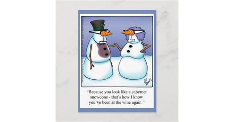 Funny Christmas Humor Postcard | Zazzle