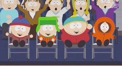 Cheering Kenny Mccormick GIF - Cheering Kenny Mccormick Eric Cartman - Discover & Share GIFs