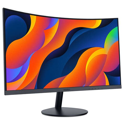 KOORUI 24-Inch Curved Computer Monitor- Full HD 1080P 60Hz Gaming Monitor 1800R LED Monitor HDMI ...