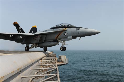 ARABIAN SEA (Aug. 20, 2012) An F/A-18F Super Hornet from the Jolly Rogers of Strike Fighter ...