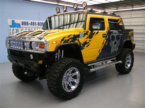 Custom 2007 HUMMER H2 SUT 4X4 LIFTED CUSTOM PAINT H 2 4WD - Off Road Wheels