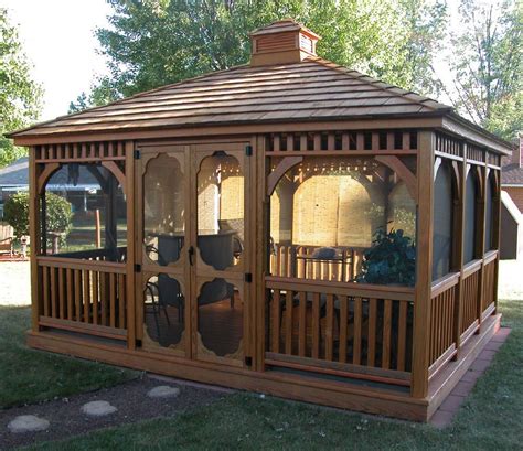 Gazebo Kits with Screens | Diy gazebo, Gazebo plans, Screened gazebo