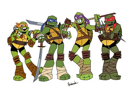 What if Tmnt 2012 has Rottmnt 2018 Artstyle | Teenage Mutant Ninja ...