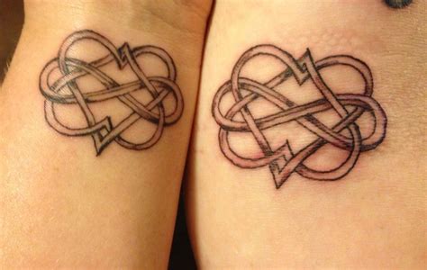 Friend Tattoos - Celtic friendship tattoo: Infinity Double Heart: matching tattoos with my best ...