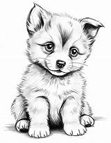 Realistic Cute Animal Coloring Pages sketch template